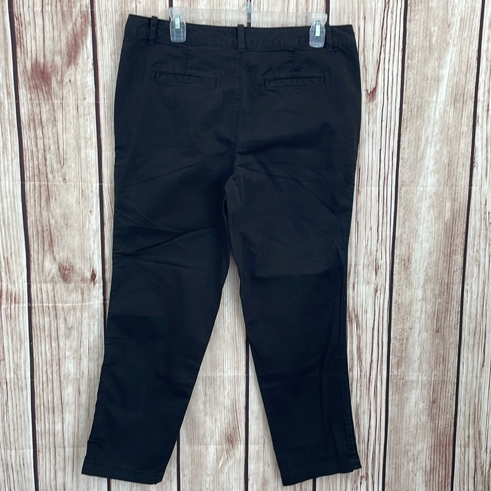 Quince Black Cotton Travel Straight Leg Pants Size 31 NWT - Picture 4 of 7